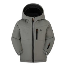 Kamik Winter Jacket Niko (wind and waterproof, reflective) mist grey boys